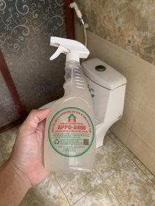 APPO-A800 Tẩy sạch như mới diệt 99.9% vi khuẩn nhà vệ sinh- nhà bếp - Và thiết bị vệ sinh.